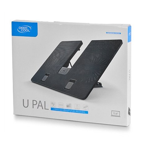 Deepcool | U-Pal | Notebook stand- cooler up to 19"" | Black - 8